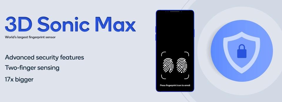 Qualcomm fingerprint sensor, Qualcomm 3D Sonic Max Galaxy S11, 