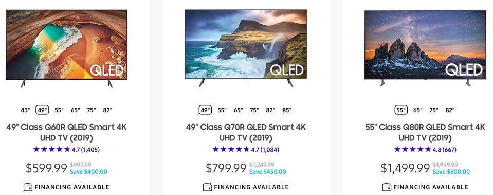 Samsung TV sale, Best TV deals, Best Samsung TV deals, 4k TV deals, HDR TV deals,