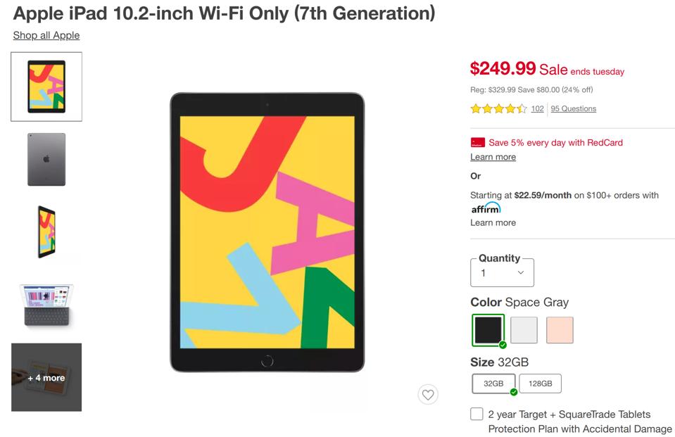 Target iPad deals, iPad sale, cheapest iPad, iPad deals,