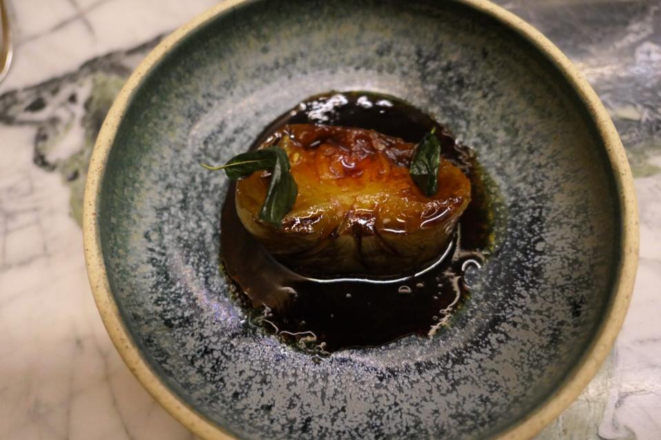 Heirloom tomato dish