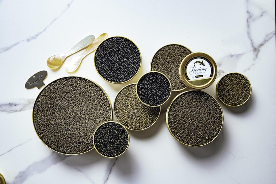 Sterling Caviar, caviar, holiday gift guide, gourmet foods, gift guide
