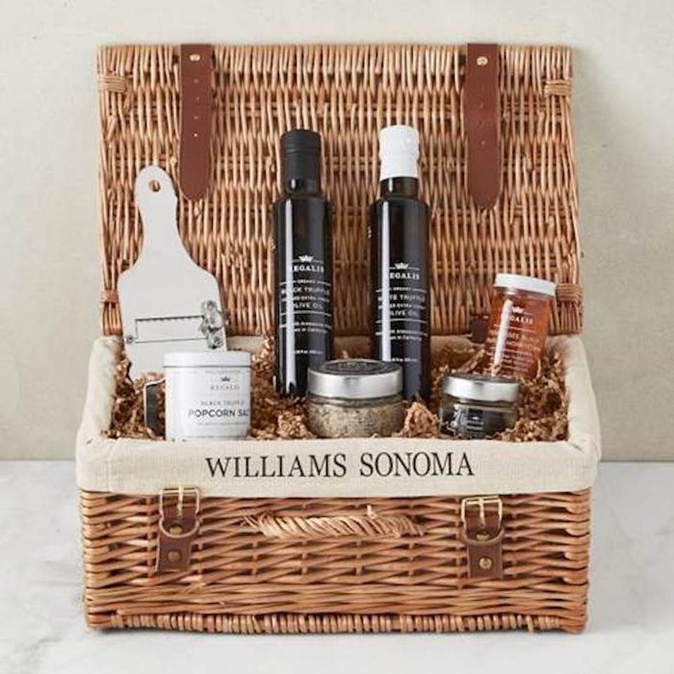 Williams Sonoma, Truffle Lovers Hamper, holiday gift guide, truffles, gift basket