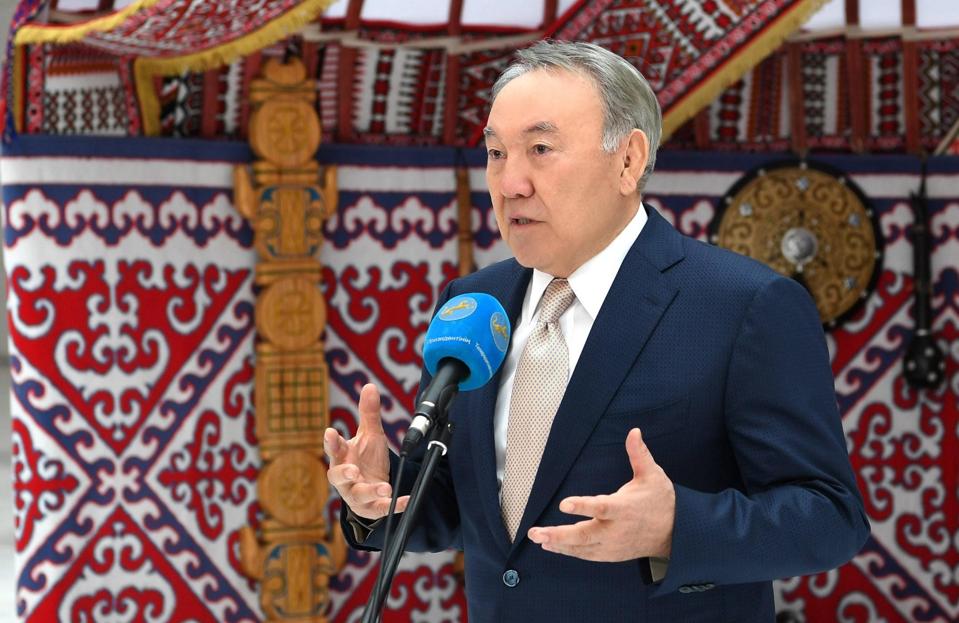 Kasakhstans president Nursultan Nazarbayev