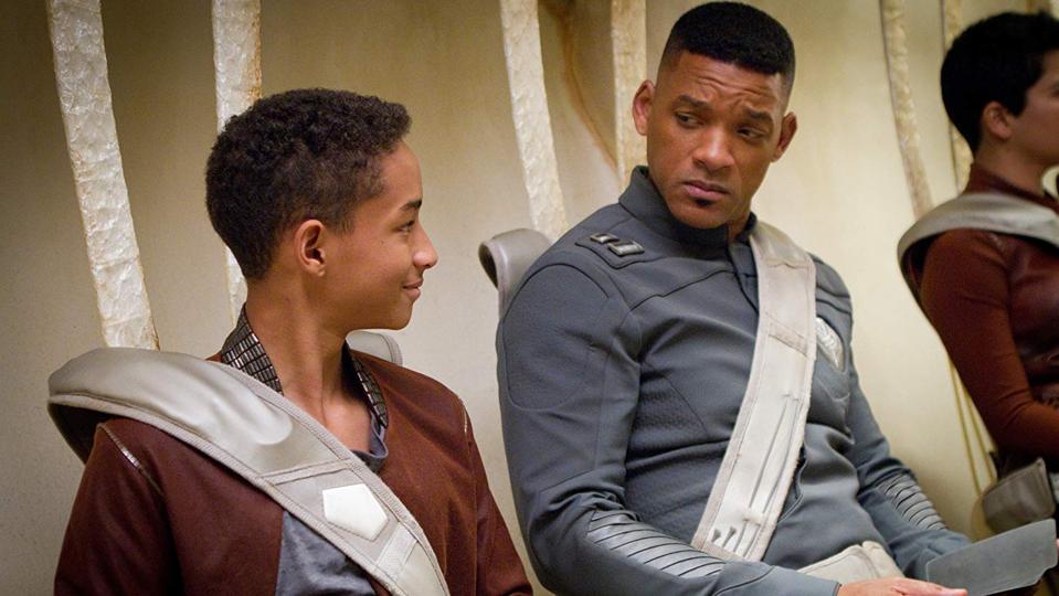Will Smith and Jaden Smith in M. Night Shyamalan's 'After Earth'