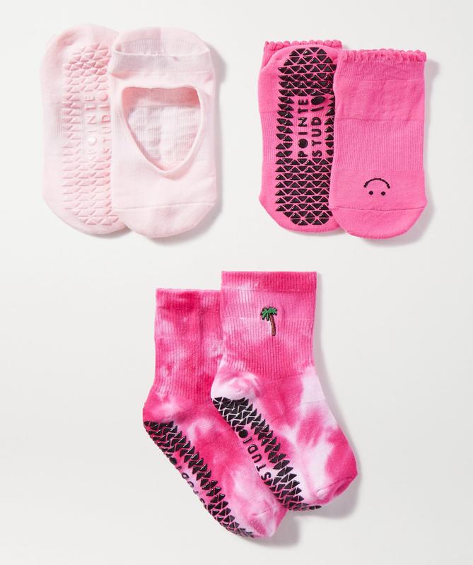 Stretch Cotton-Blend Socks by POINTE STUDIO