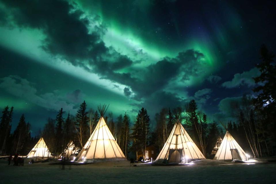 Village Aurora à Yellowknife, au Canada