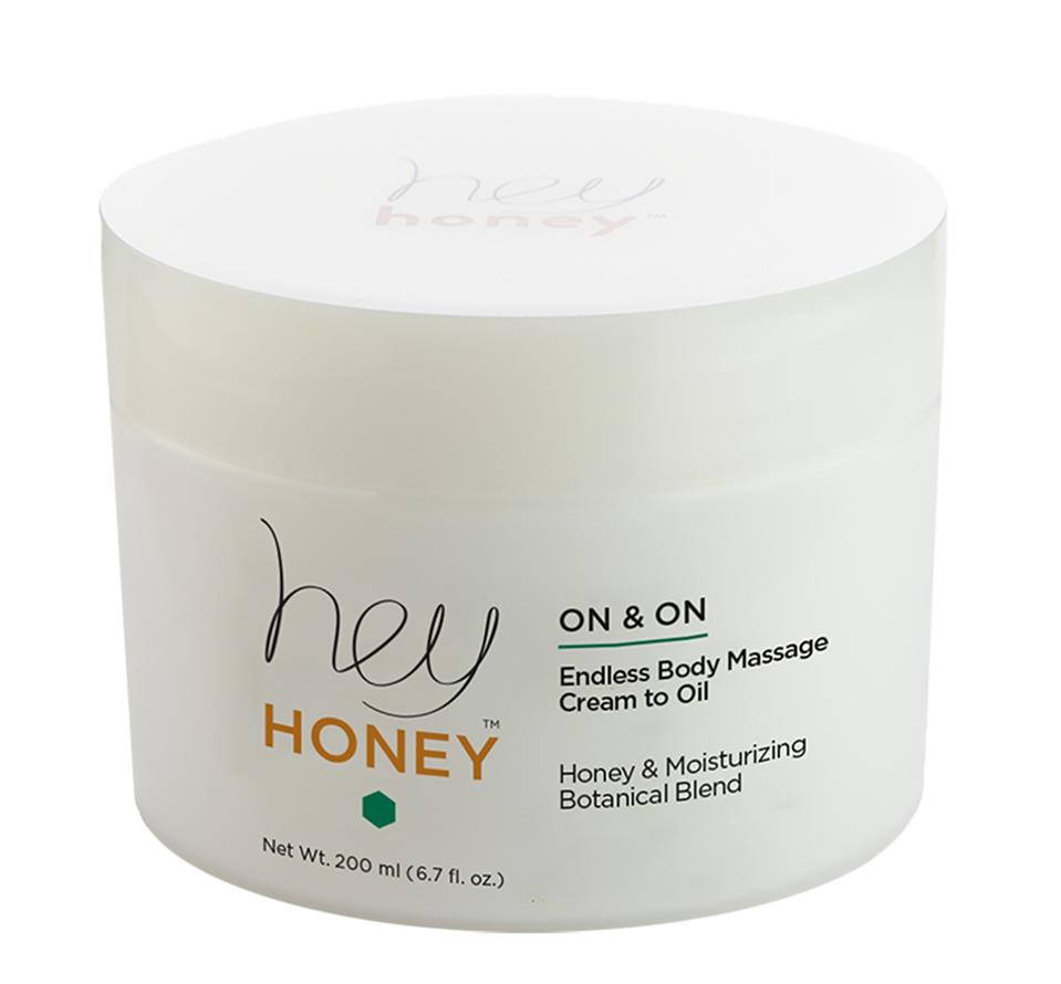 Hey Honey Cream to Oil Body Massage