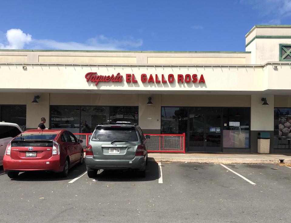 El Taqueria El Gallo Rosa in Kailua, Hawaii