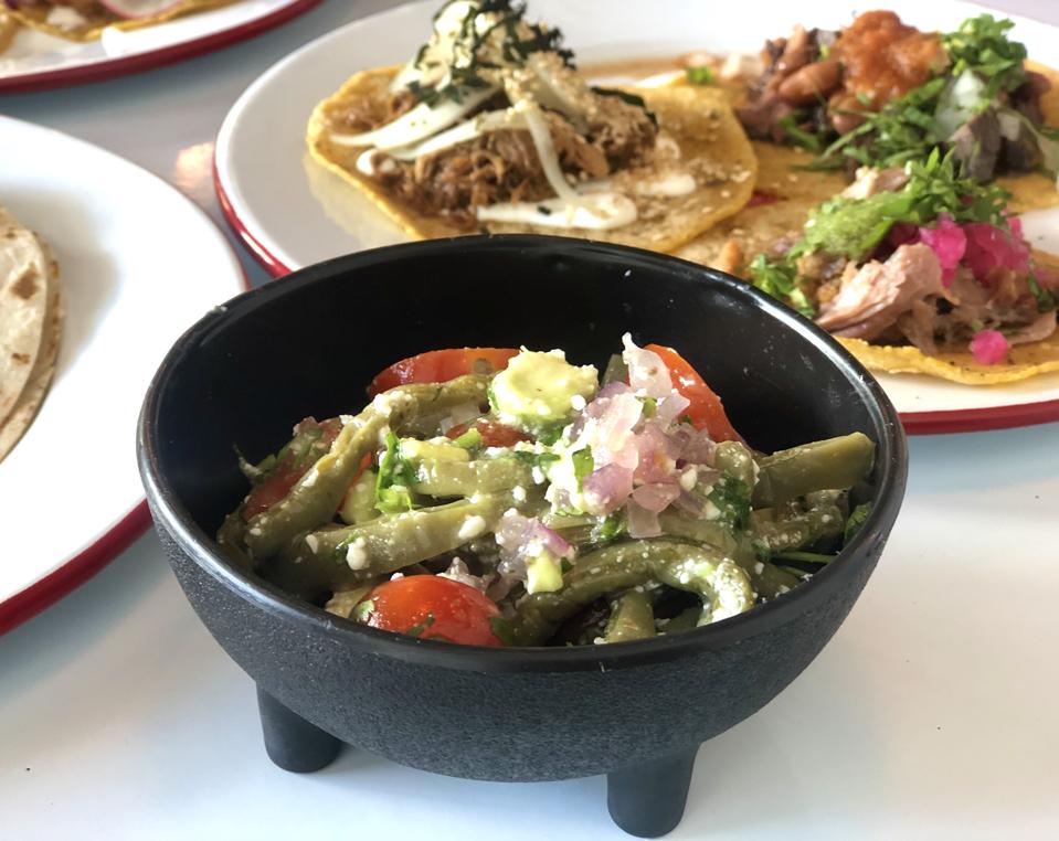 Nopal Salad at Taqueria El Gallo Rosa in Kailua, Hawaii