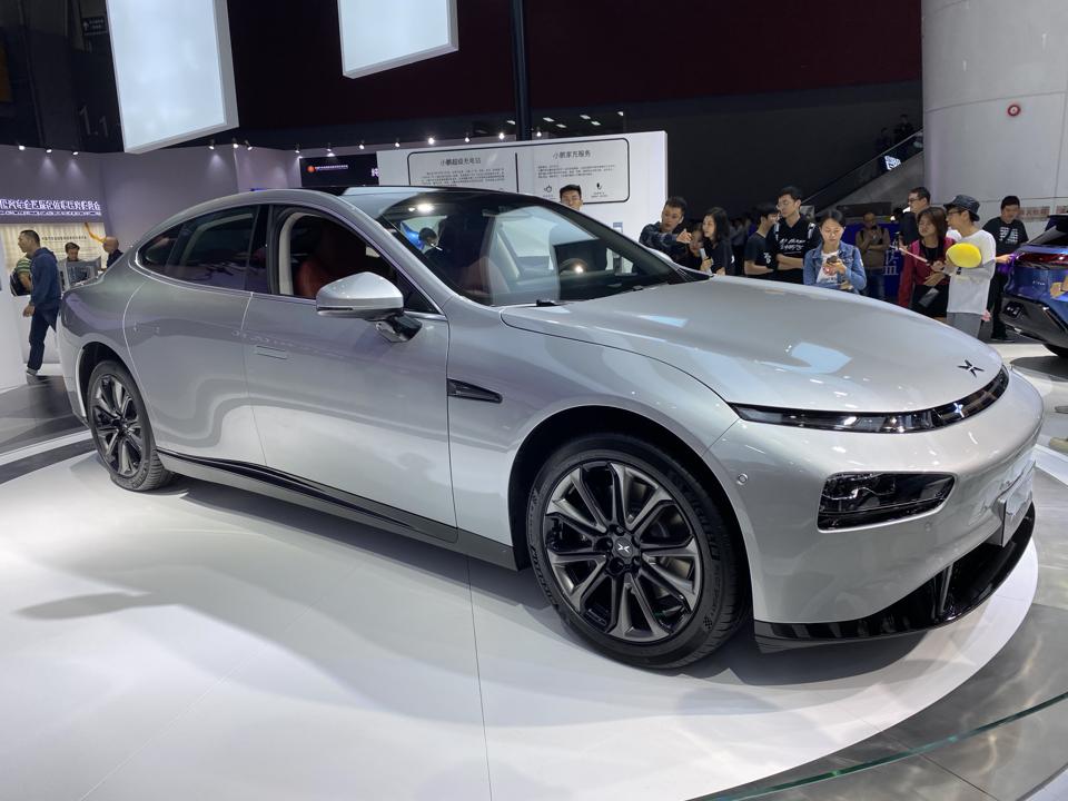 Xpeng P7 en el Auto Show de Guangzhou 2019. 