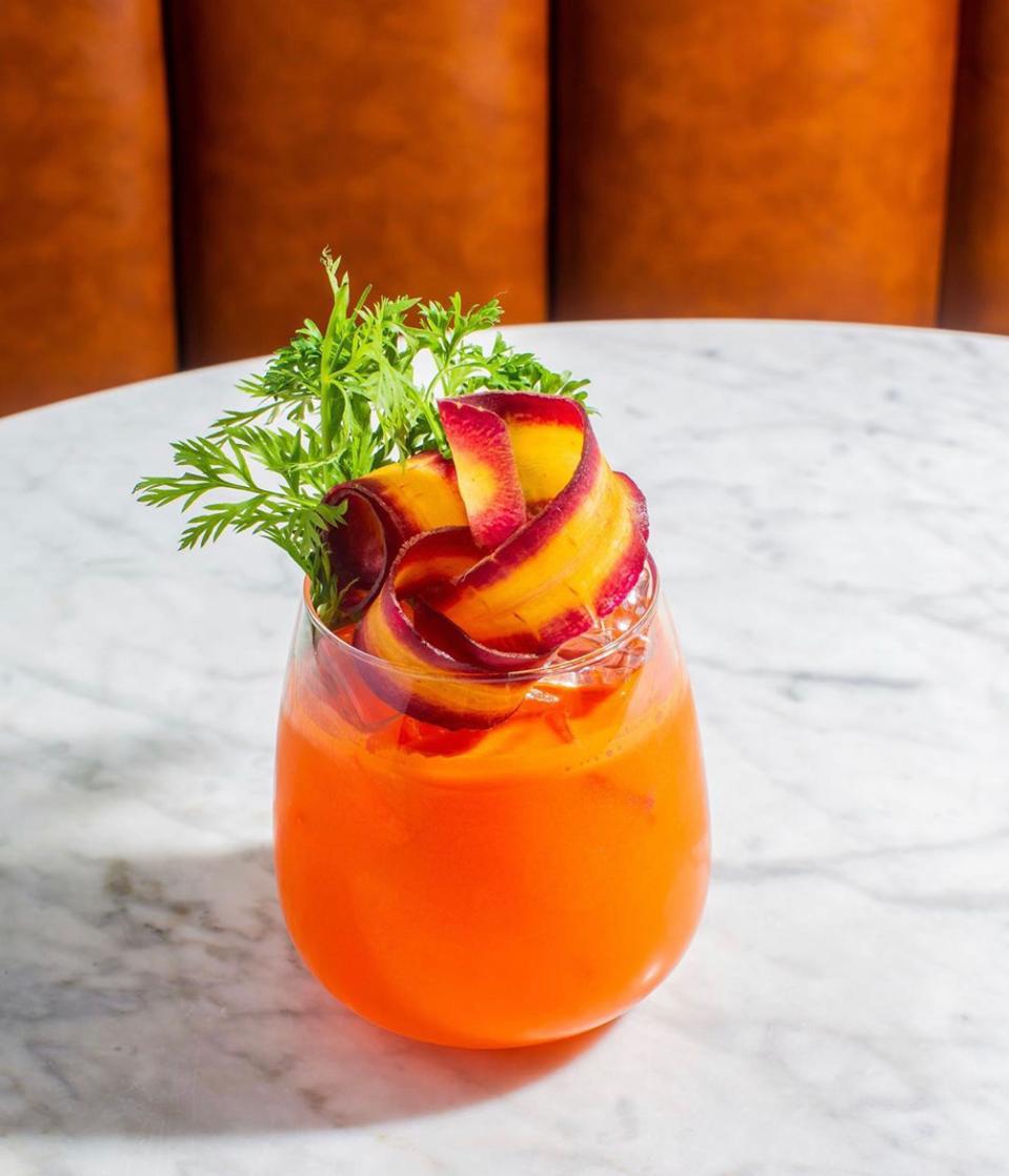 The Carrot Spritz at the Fat Radish.