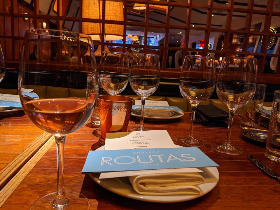 Lunch with Château Routas Rosé at Lure Fishbar in Manhattan, New York City