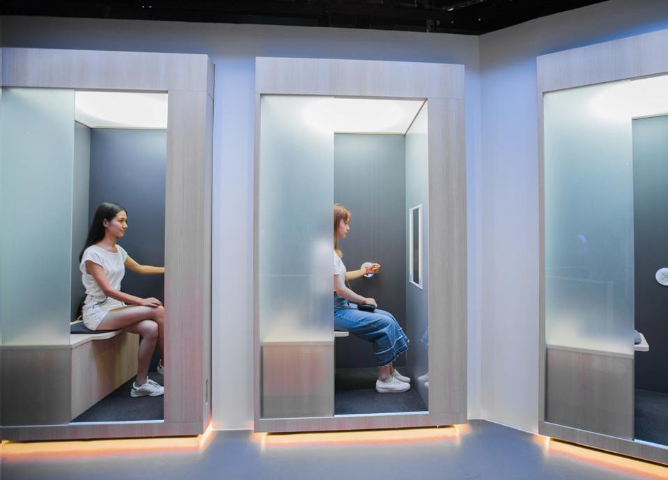 Biometric brandscapes will be key to creating more personalized, perceptive forms of brand engagement - as per SK-II ultra-individualized diagnostic spaces.