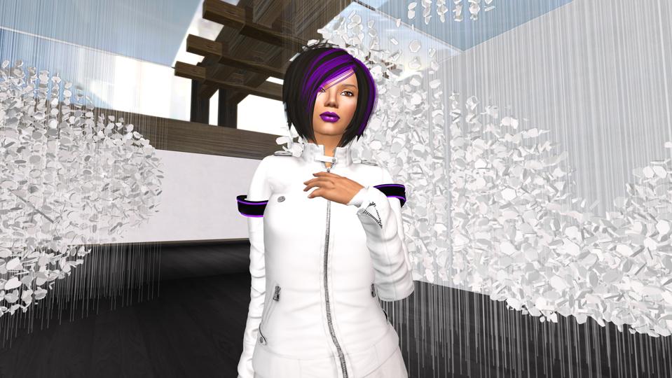 Skawennati, Epiphany (featuring a digital representation of Cloudscape, an installation by Hannah Claus), from TimeTraveller™ 2008-13. Nine-episode machinima series. “Open World: Video Games & Contemporary Art.”