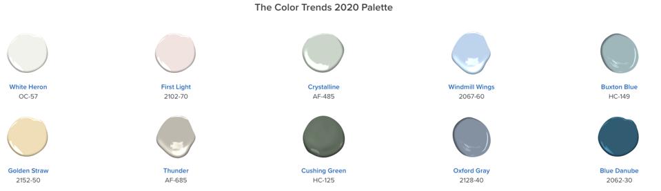 The Hot Paint Colors For The Home In 2020