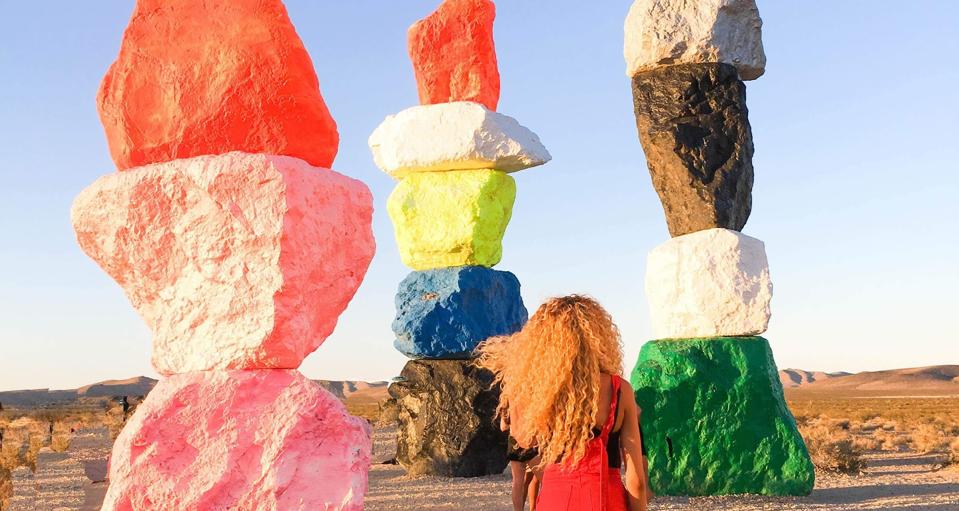 Las Vegas Seven Magic Mountains. cheap travel