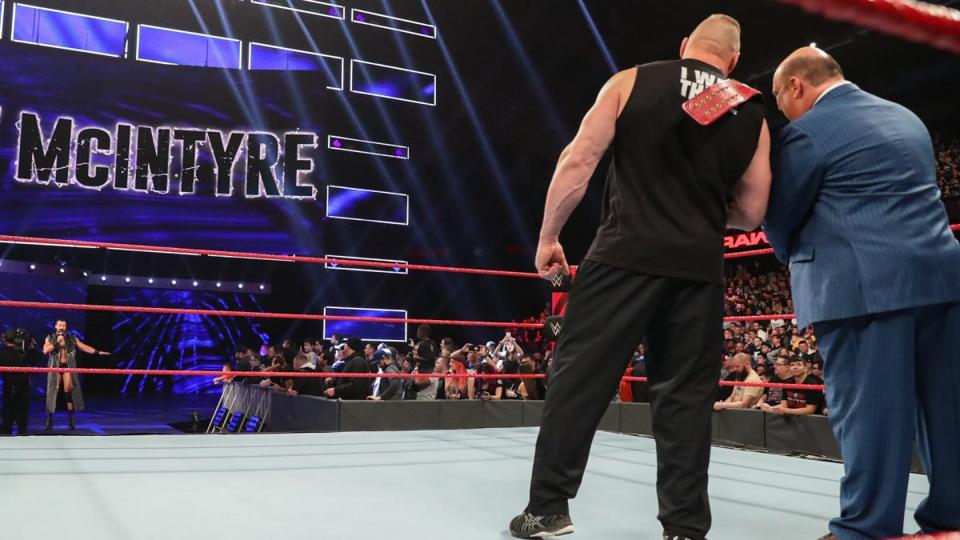 WWE Raw: Drew McIntyre, Brock Lesnar and Paul Heyman