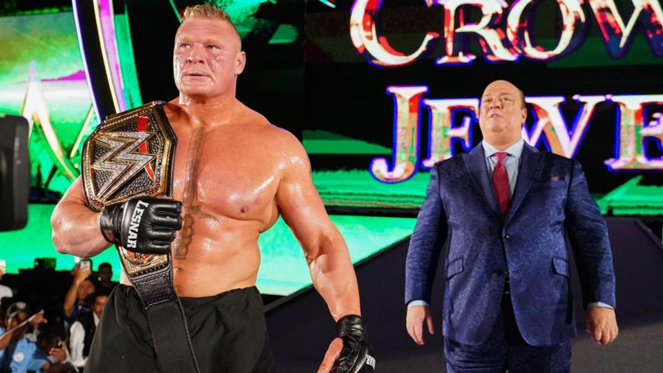 WWE Crown Jewel: Brock Lesnar and Paul Heyman