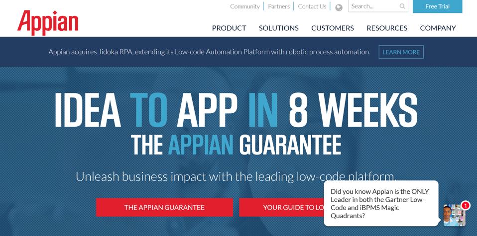 Appian Makes A Play For RPA (Robotic Process Automation) - Marco Bitran