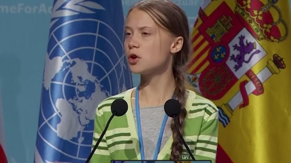 Greta Thunberg at COPS25