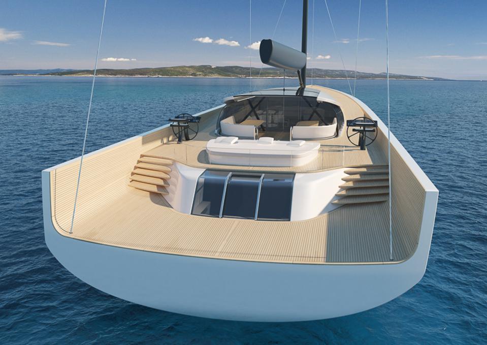 Sailing-Stream.fr ⚓ Superyacht - Le nouveau concept de 200 mètres de long de Philippe Briand Yacht Design ⚓ La zone des propriétaires est magnifique sur ce superyacht durable de 200 pieds de long.