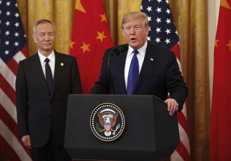 U.S. President Donald Trump speaks
