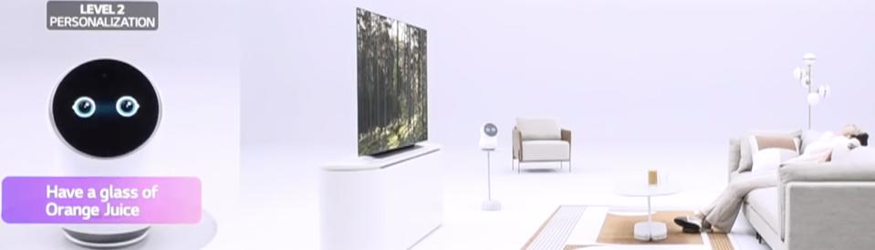 Level 2 Personalization - AI suggests a glass of orange juice to revive user