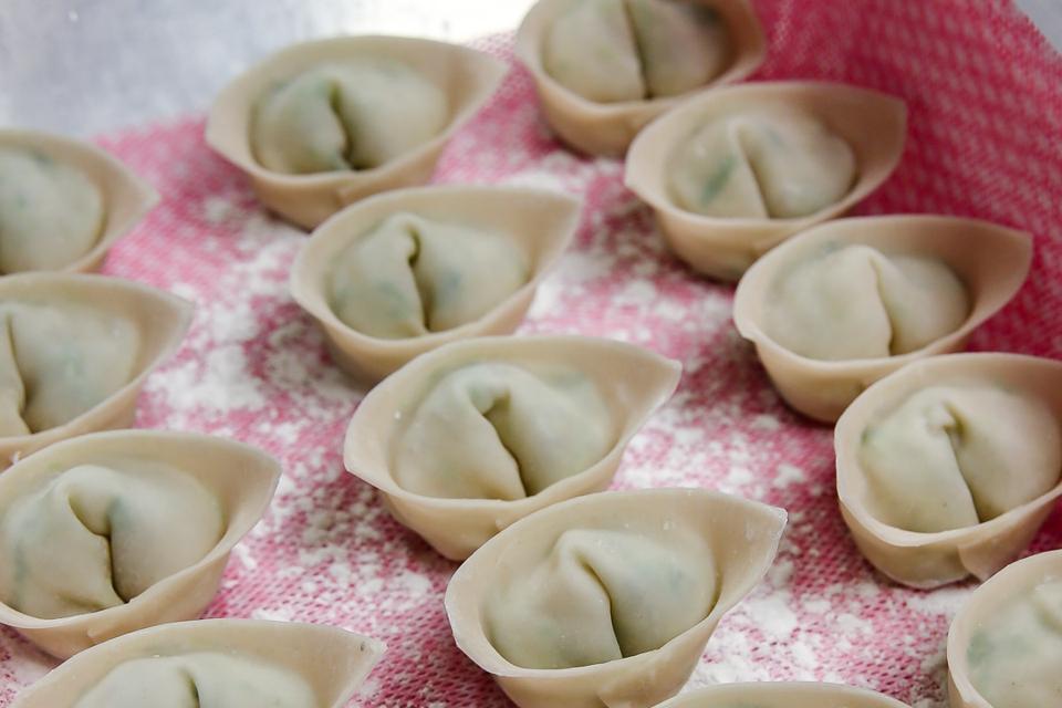 ″Money Bag″ Dumplings at Chinese Tuxedo