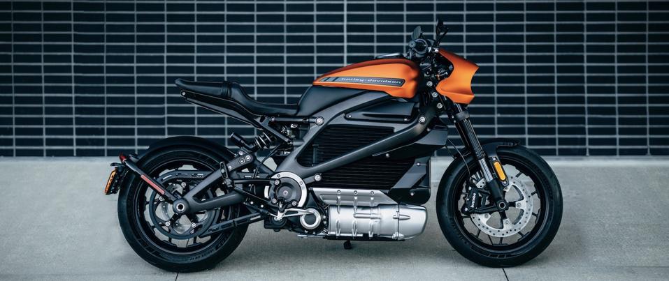 Harely Davidson LiveWire. The company faces challenges getting lots of customers to come around to an electric Harley.