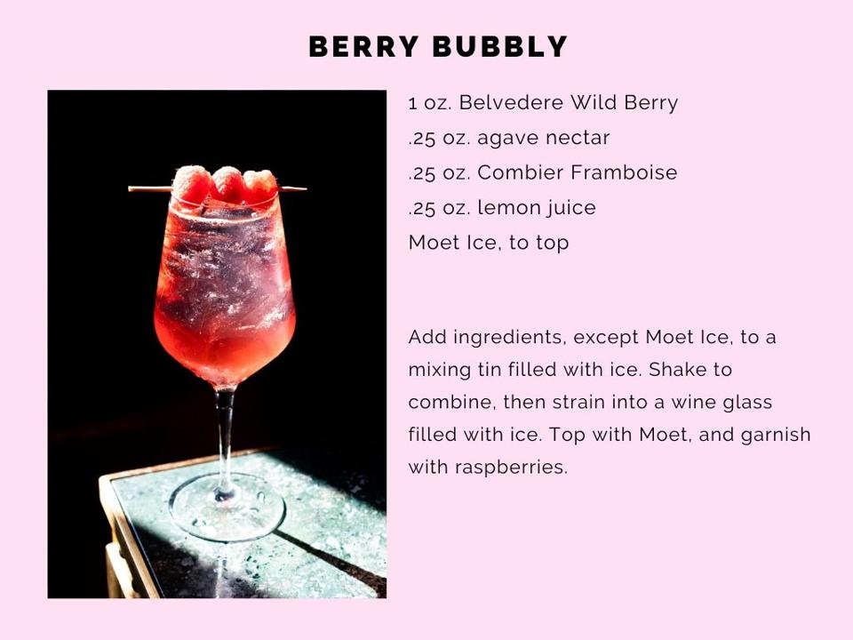 The Berry Bubbly at Magic Hour in NYC.