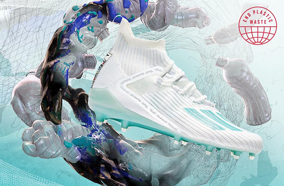 Adidas Primeblue Recycled Ocean Plastic Waste Filling New Miami Football Field, Clothing Line