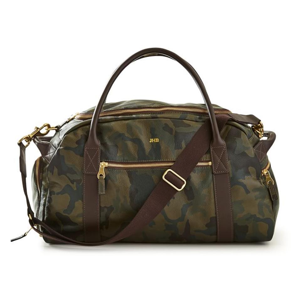 Mark & Graham camoflauge overnight bag