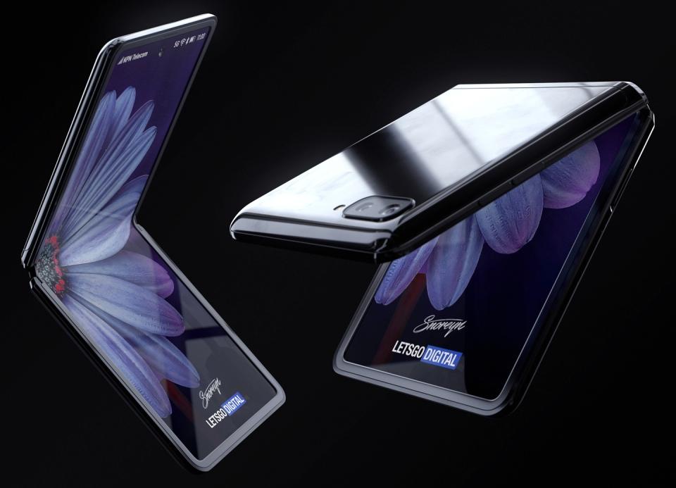 Galaxy Z Flip concept images