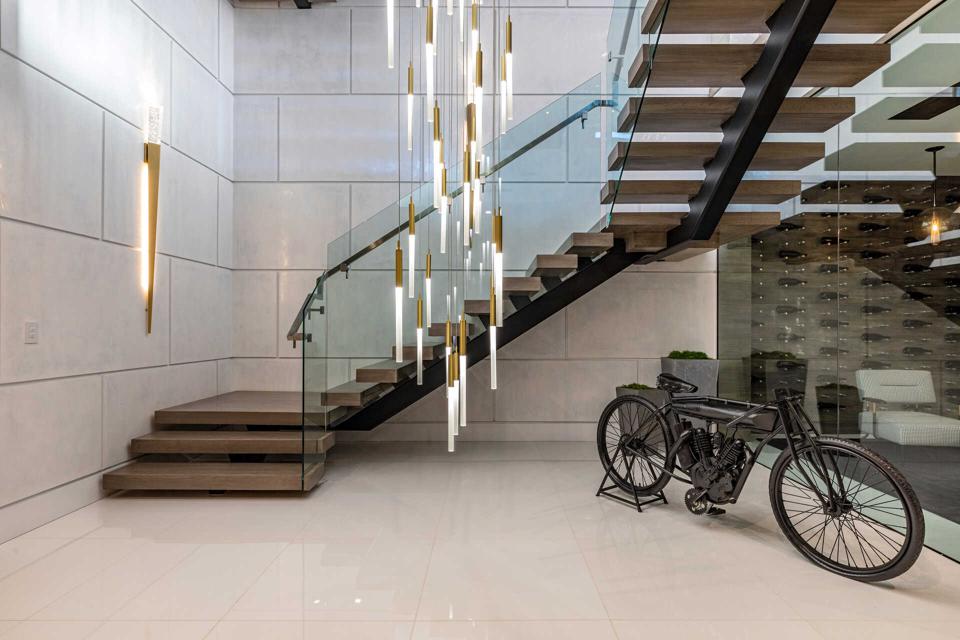 30-foot custom chandelier