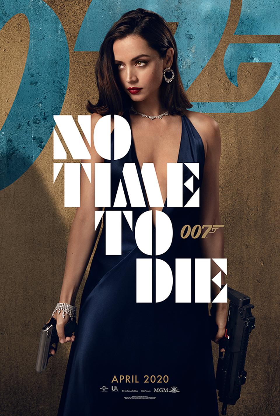 Ana de Armas Poster For No Time To Die.
