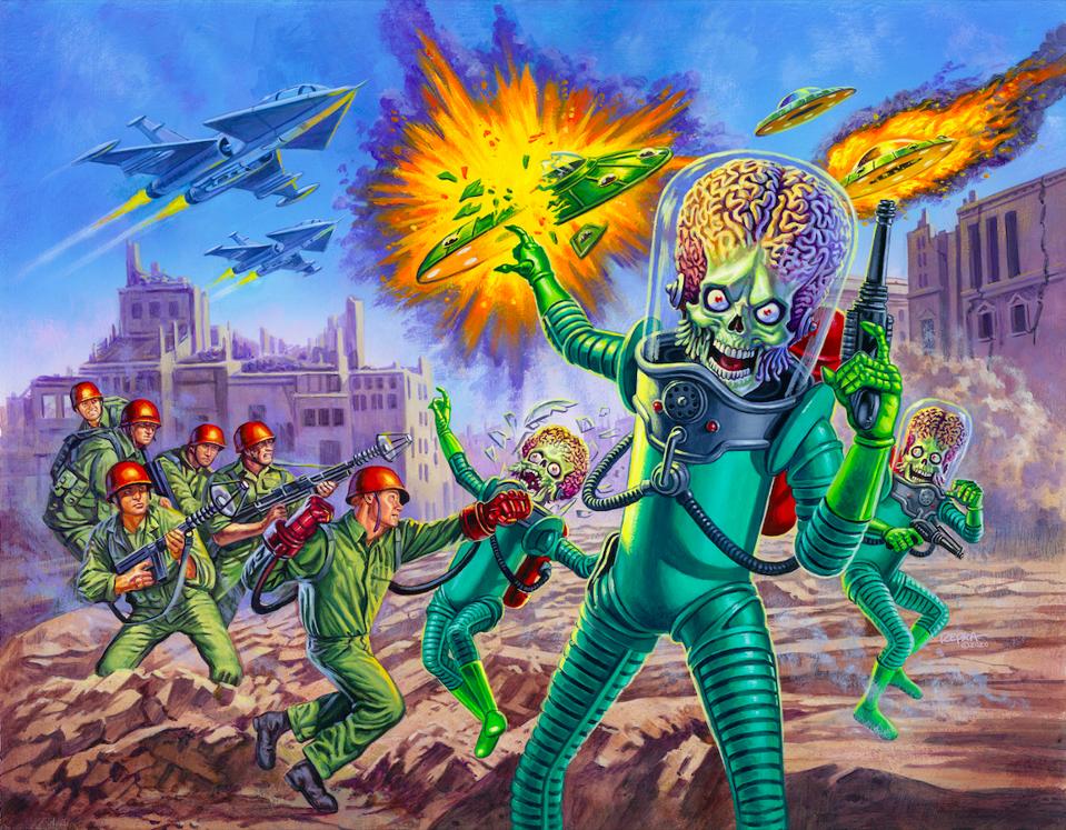 Marsbattacks ‘Mars Attacks’ Is Back ACK! ACK! In New Kickstarter Campaign For Out-Of ...