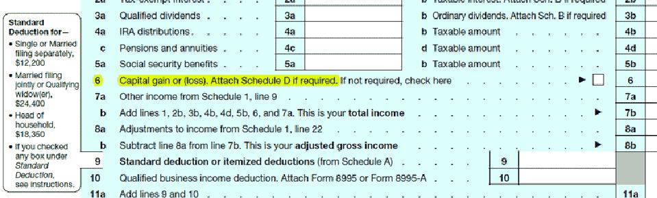 IRS Restores Capital Gains Tax (To Form 1040) And Other Tax Return IRS Restores Capital Gains Tax (To Form 1040) And Other Tax Return