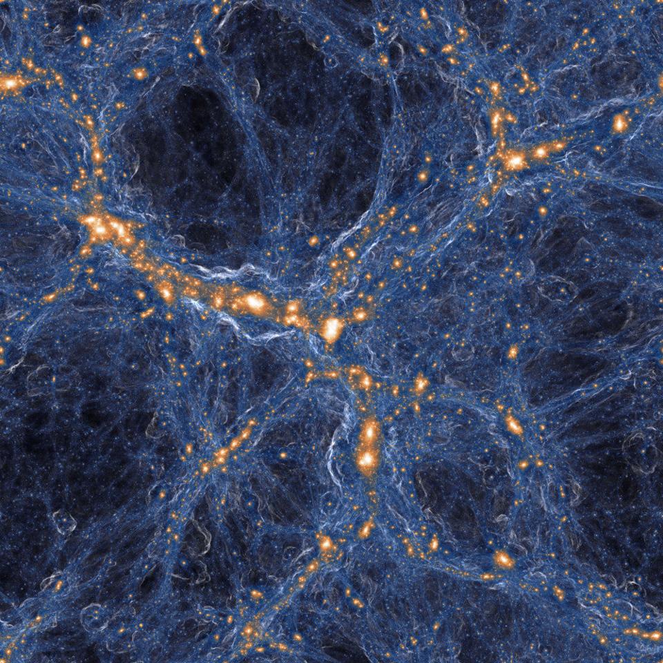 Visualization of the Laniakea supercluster, which represents more than 100,000 galaxies.