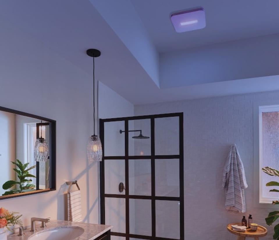 Hot New Products Represent Five Facets Of Wellness Design At 2020 Kitchen & Bath Industry Show 7 Bathroom vent fan with antibacterial properties.