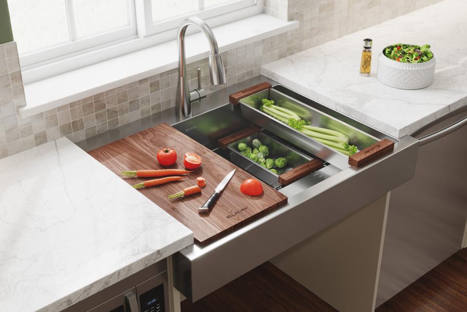 Hot New Products Represent Five Facets Of Wellness Design At 2020 Kitchen & Bath Industry Show 8 ADA-friendly chef sink