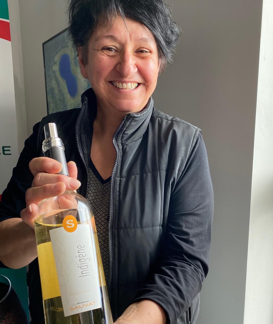 Winemaker Annie Sauvat