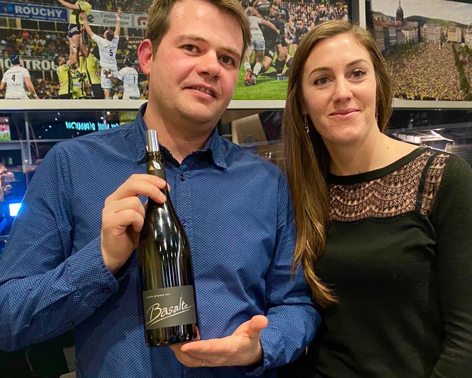 Julien Maurs and Elinor Roux of Desprat Saint-Verny wines