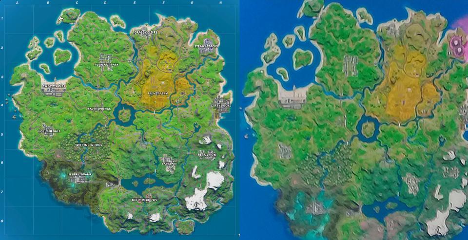 Fortnite Chapter 2 Season 3 Map Changes What S Different This