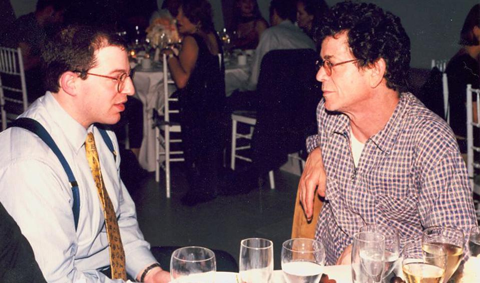 Ed Zimmerman and Lou Reed