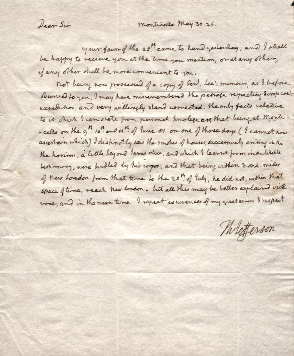 What This Letter Signed By Thomas Jefferson Tells Us About His Final