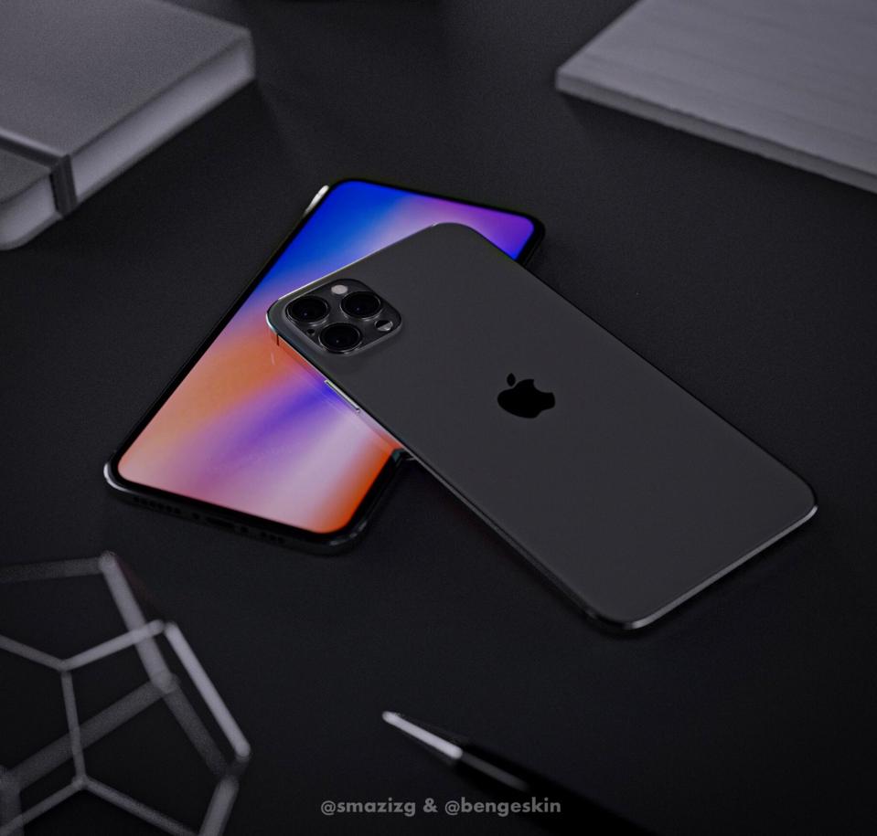 iPhone 12 render by Ben Geskin.