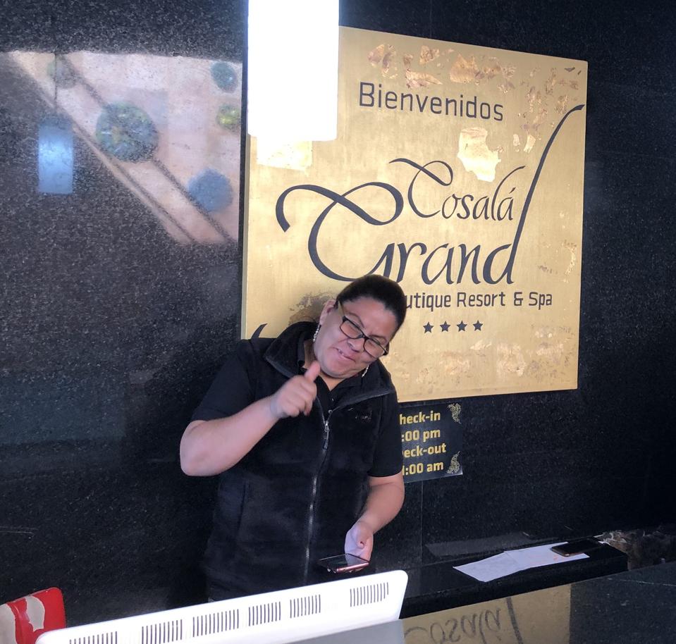 Staff at Cosala Grand Hotel