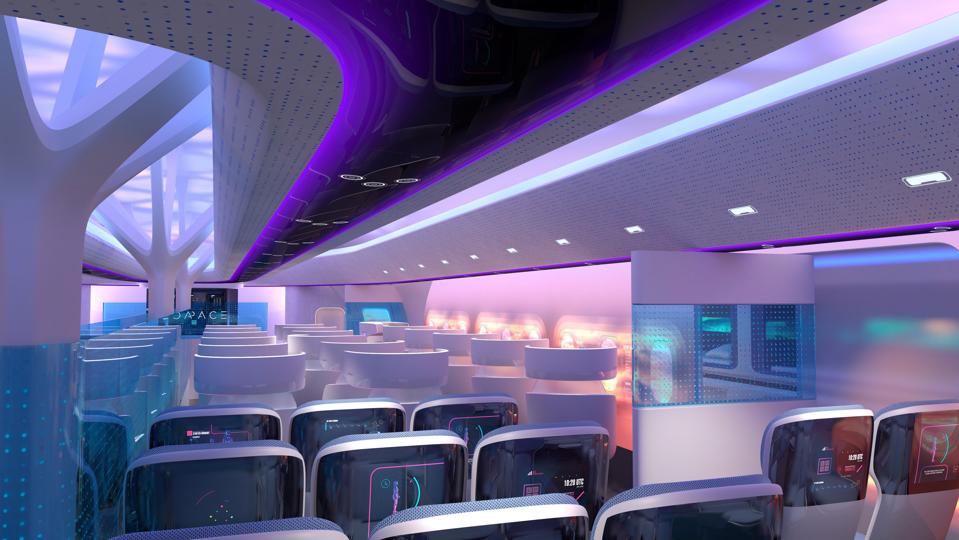 What It Will Be Like Flying On Airbus Blended Wing Maveric Aircraft