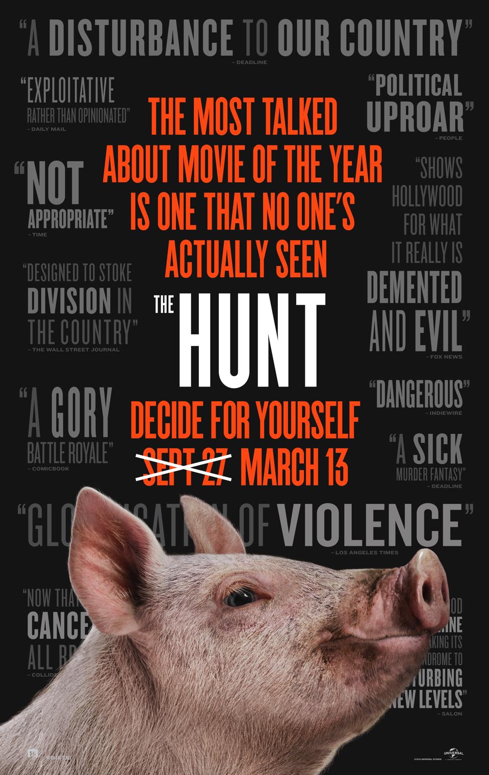 I've Seen 'The Hunt': Universal To Finally Release ...