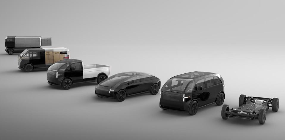Electric vehicle startup Canoo's skateboard-style platform is designed to be used for a range of models.